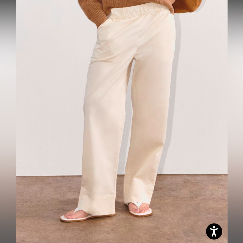EVERLANE EASY PANT, CANVAS, SIZE: 6